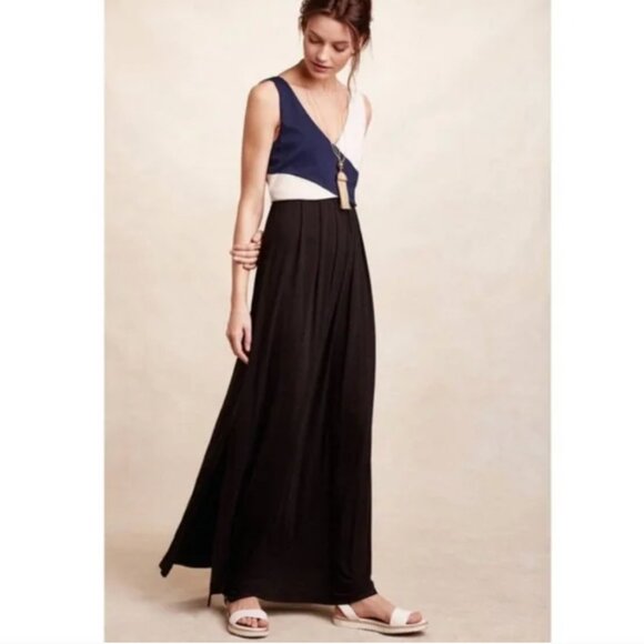 Maeve Colorblock Elysian Maxi Dress - Picture 1 of 10